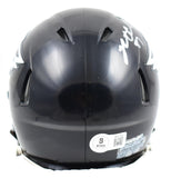 Brent Celek Autographed Philadelphia Eagles Speed Alternate 2022 Mini Helmet-Beckett W Hologram *Silver Image 3