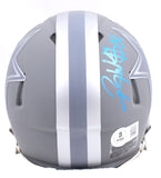 Roy Williams Autographed Dallas Cowboys Slate Speed Mini Helmet-Beckett W Hologram *Blue Image 3