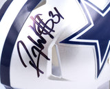 Roy Williams Autographed Dallas Cowboys Speed Mini Helmet-Beckett W Hologram *Black Image 2