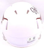 Jordan Shipley Autographed Texas Longhorns Speed Mini Helmet-Beckett W Hologram *Black Image 3
