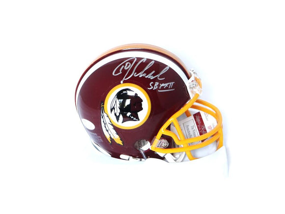 Jay Schroeder Autographed Washington Mini Helmet w/SB WP171014- JSA W *Silver Image 1