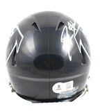 Deion Sanders Autographed Atlanta Falcons 90-92 Speed Mini Helmet-Beckett W Hologram *Silver Image 3