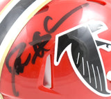 Deion Sanders Autographed Atlanta Falcons 66-69 Speed Mini Helmet-Beckett W Hologram *Black Image 2