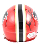 Deion Sanders Autographed Atlanta Falcons 66-69 Speed Mini Helmet-Beckett W Hologram *Black Image 3