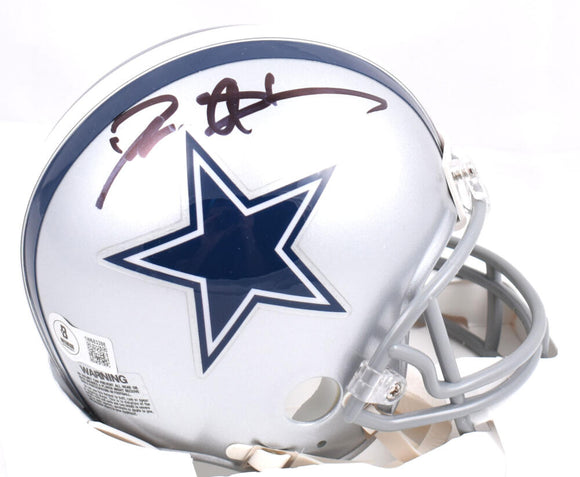 Deion Sanders Autographed Dallas Cowboys Mini Helmet-Beckett W Hologram *Black Image 1