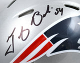 Tedy Bruschi Autographed New England Patriots F/S Speed Authentic Helmet - Beckett W Hologram *Black Image 2
