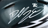 Dallas Goedert Autographed Philadelphia Eagles F/S Speed Authentic Helmet - Fanatics *White Image 2