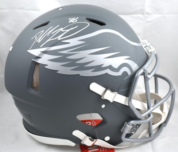 Dallas Goedert Autographed Philadelphia Eagles F/S Slate Speed Authentic Helmet - Fanatics *White Image 1