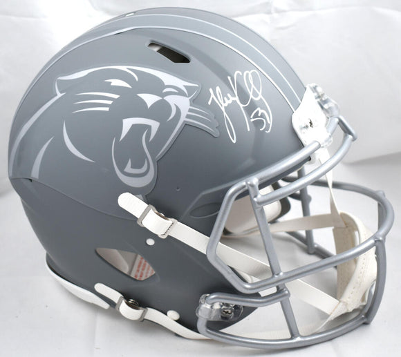 Luke Kuechly Autographed Carolina Panthers F/S Slate Speed Authentic Helmet - Beckett W Hologram *White Image 1