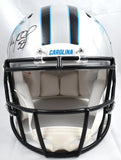Luke Kuechly Autographed Carolina Panthers F/S Speed Authentic Helmet - Beckett W Hologram *Black Image 3