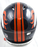 Shannon Sharpe Autographed Denver Broncos F/S Speed Authentic Helmet- Beckett W Hologram *White Image 4