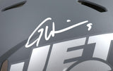 Garrett Wilson Autographed New York Jets F/S Slate Speed Authentic Helmet- Fanatics *White Image 2