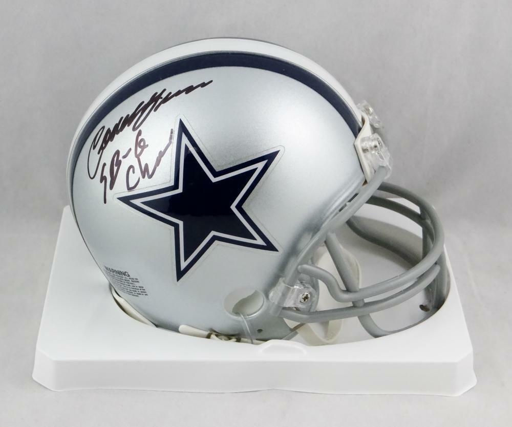 dallas cowboys football helmets autographed Cornell Green Signed Dallas Cowboys Mini Helmet w/SB Champs- Jersey So –  The Jersey Source