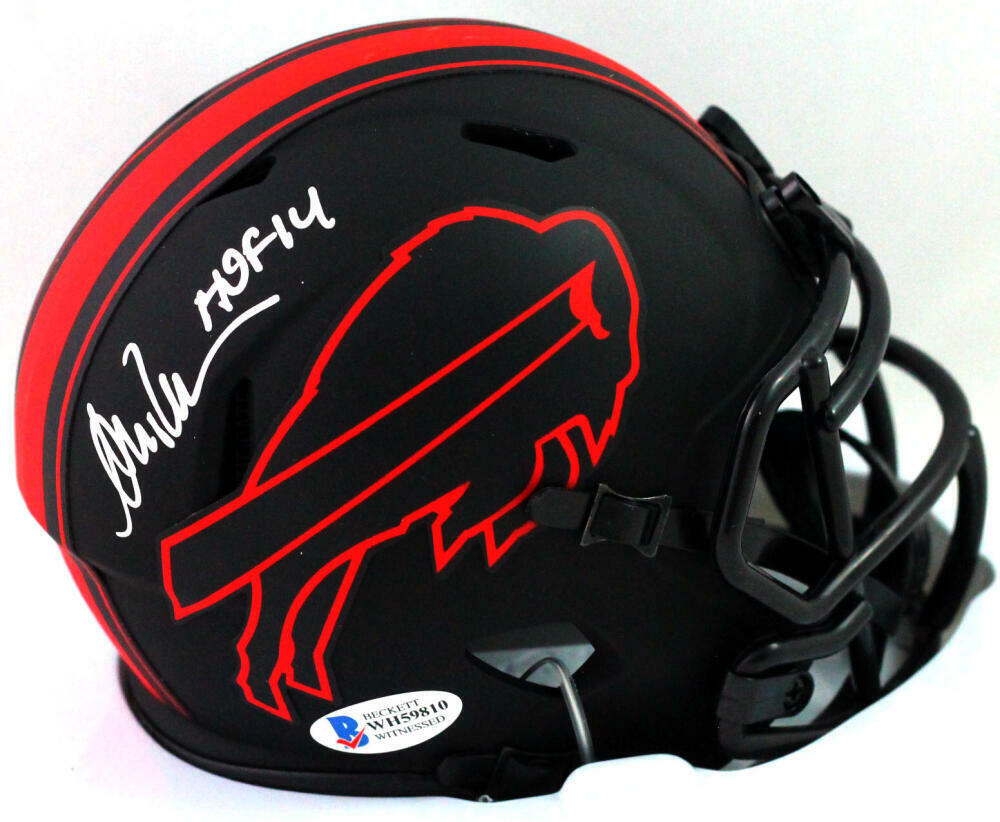 Buffalo orders bills Andre reed signed mini helmet