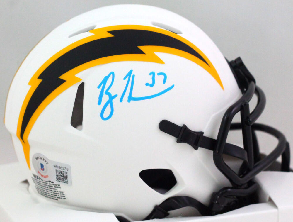 Rodney Harrison Signed Mini Helmet top (Beckett Cert)