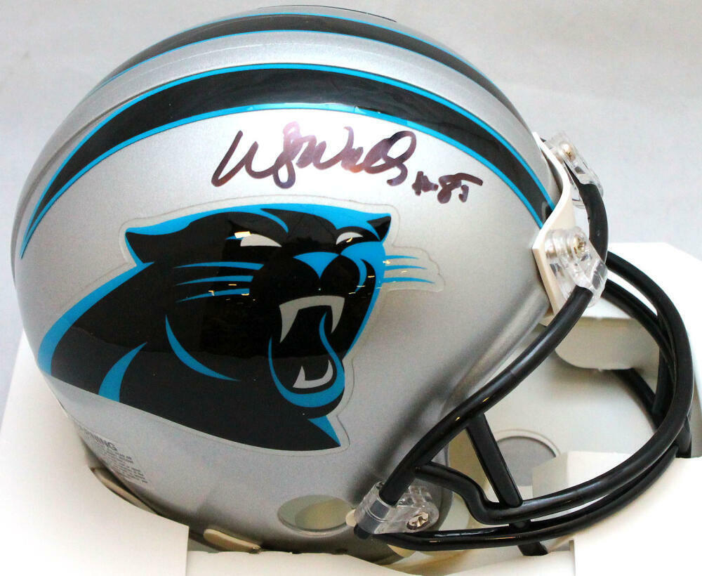 Wesley Walls Autographed Carolina Panthers Mini Helmet