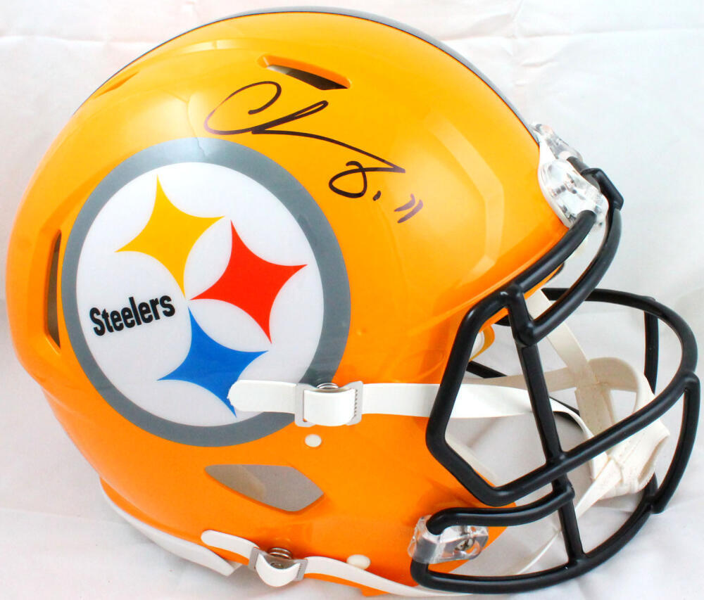 Chase Claypool Autographed Steelers F/S Speed Authentic Helmet