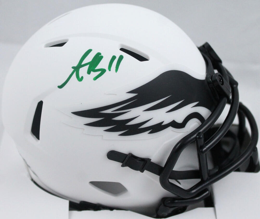 A.J. Brown Autographed Philadelphia Eagles Lunar Speed Mini Helmet-Bec –  The Jersey Source