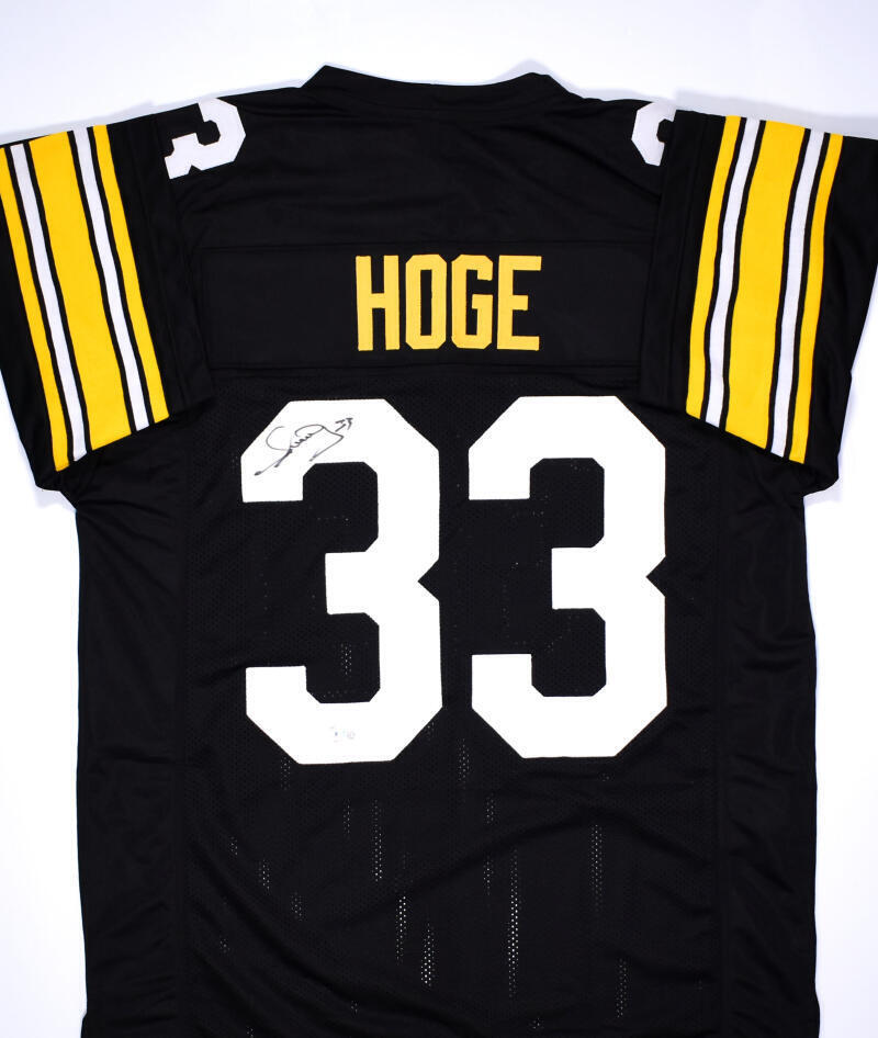 Merril Hoge Autographed/Signed Jersey JSA top COA Pittsburgh Steelers PLEASE READ