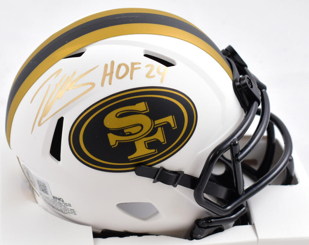 49ers football helmet visor Patrick Willis Signed 49ers Lunar Speed Mini Helmet w/HOF
