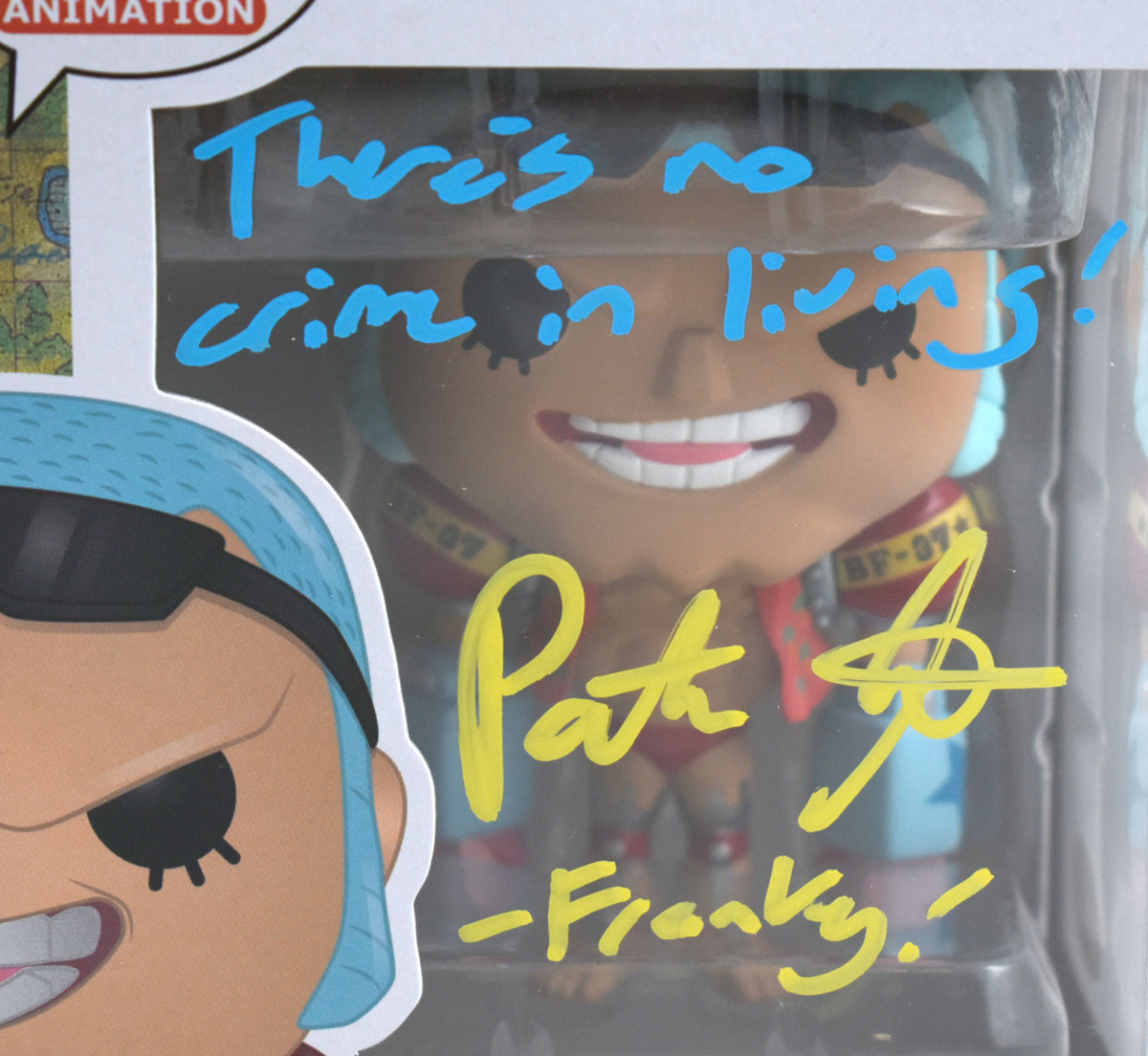 One Piece Franky Signed Funko selling Pop