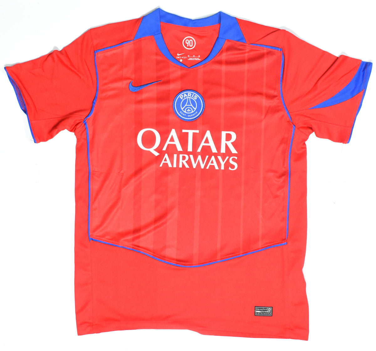 Joao Neves Autographed PSG Red Third Soccer Jersey #87 - Beckett W