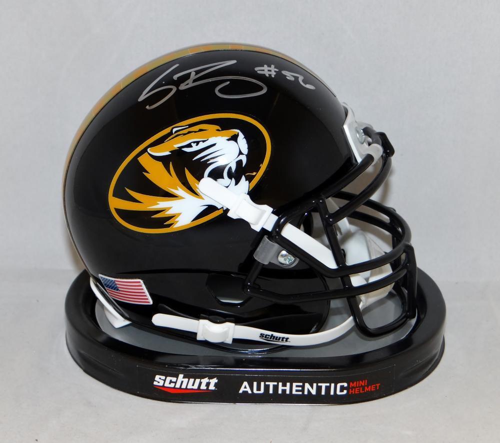 authentic schutt ncaa football helmets Shane Ray Autographed Missouri Tigers Schutt Mini Helmet- JSA W Authen – The Jersey Source