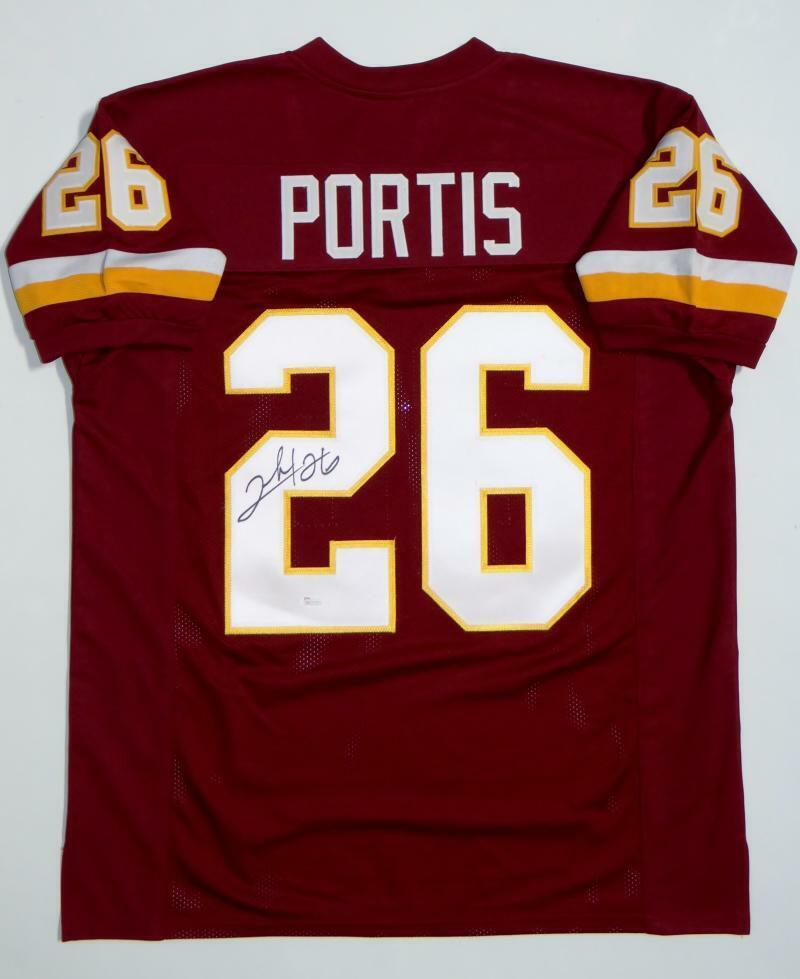 Clinton on sale Portis Washington Redskins Signed Autograph Custom Pro Style Jersey JSA