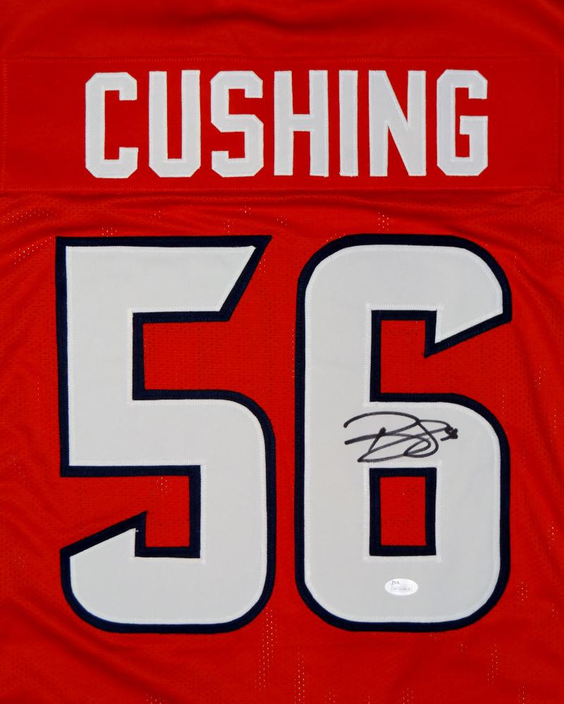 Brian Cushing Autographed Red Pro Style Jersey- JSA W Authenticated – The  Jersey Source
