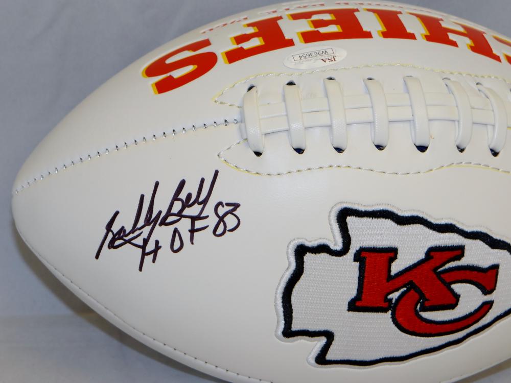 Bobby Bell Autographed Kansas City Chiefs Logo Football W/ HOF