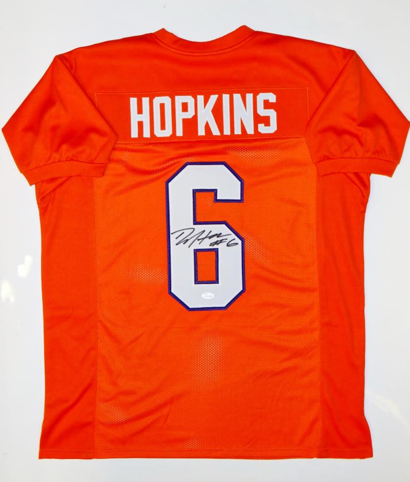 The Jersey Source DeAndre Hopkins Autographed Orange College Style Jersey- JSA W Authenticated