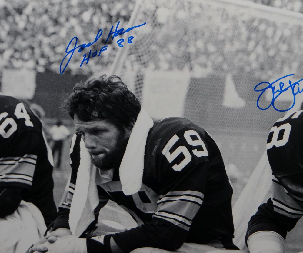 Jack Lambert Autograph Signed Steelers 16x20 Photo Black 