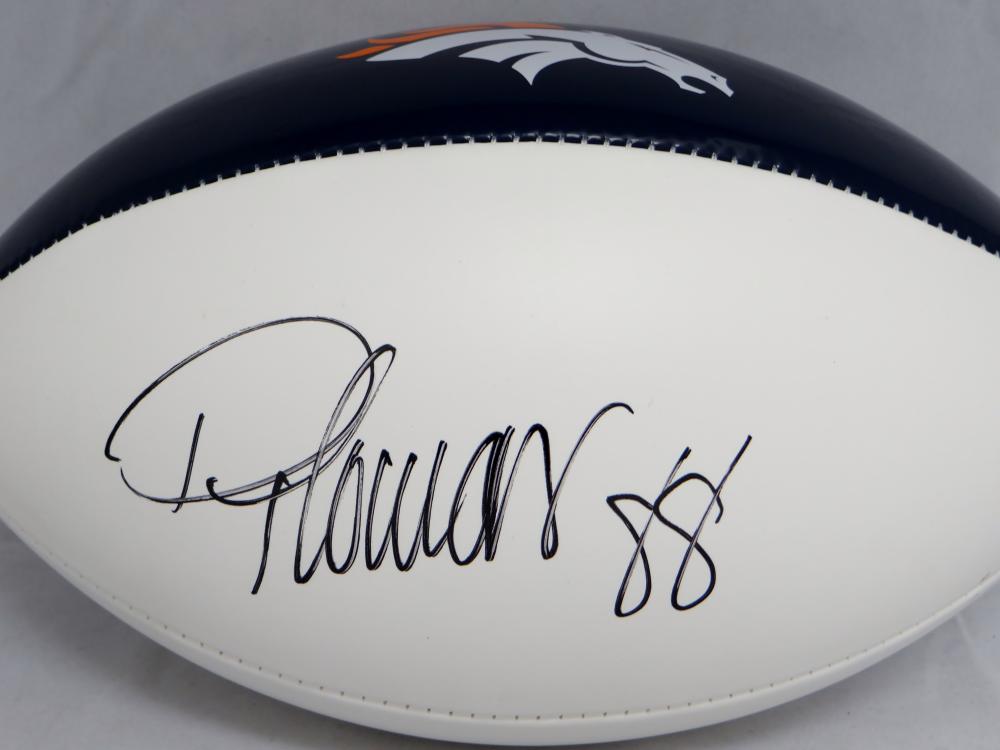 Demaryius Thomas Autographed Denver Broncos Collectors Logo Football- – The  Jersey Source