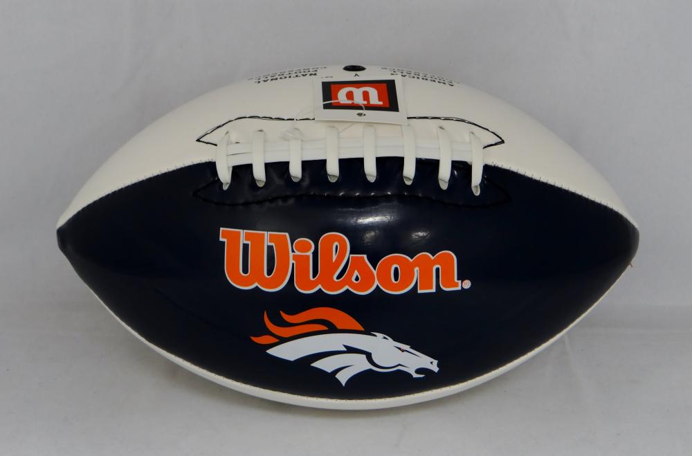 Demaryius Thomas Autographed Denver Broncos Collectors Logo Football- – The  Jersey Source