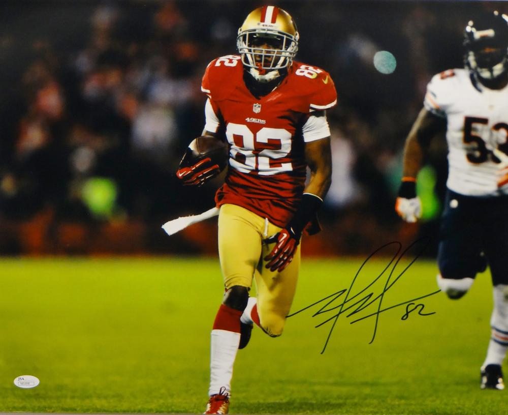 Mario Manningham Autographed 49ers 16x20 Horizontal Running Photo- JSA –  The Jersey Source