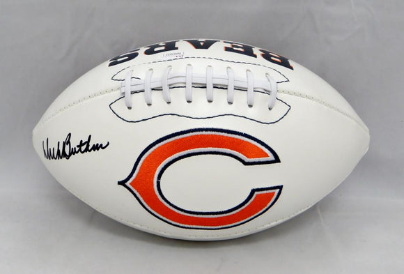 Dick Butkus Autographed Chicago Bears Logo Football- JSA Witnessed Authenticated