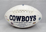 Dan Reeves Autographed Dallas Cowboys Logo Football W/ SB Champs- JSA W Auth