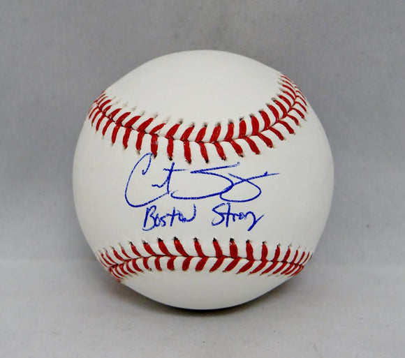 Curt Schilling Autographed Rawlings OML Baseball W/ Boston Strong- JSA W Auth