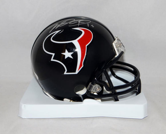 Will Fuller Autographed Houston Texans Mini Helmet- JSA Witnessed Auth