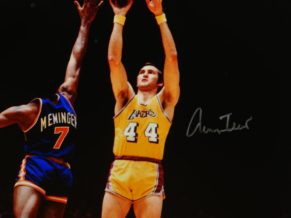 Jerry West Lakers Jersey, Jerry West Los Angeles Lakers Jersey, Sports Fan  Gear & Collectibles