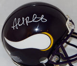 Ahmad Rashad Autographed Minnesota Vikings Mini Helmet- JSA Witnessed Auth