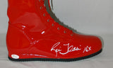Ric Flair Autographed Right Red Wrestling Boot With 16X and JSA Witnessed Auth