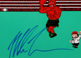 Mike Tyson Autographed 8x10 Nintendo Knock Out Photo- JSA Witnessed Auth