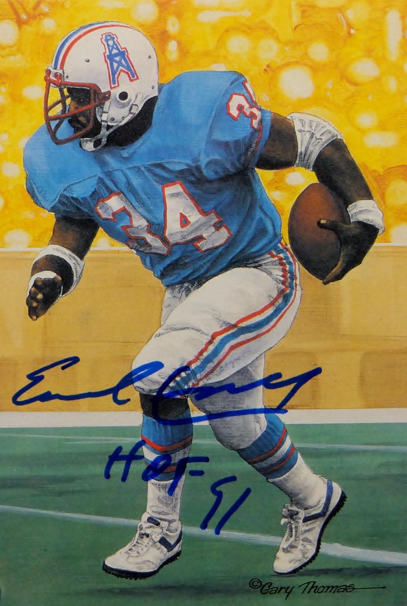 Earl Campbell Signed Houston Oilers Jersey (JSA COA) Hall of Fame Running  Back