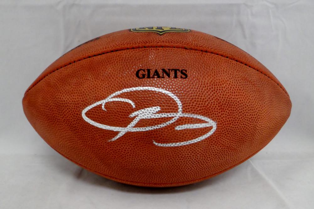 Odell Beckham Autographed NFL Game Issued Giants Football- JSA Authent –  The Jersey Source