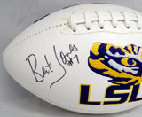 Bert Jones Autographed LSU Tigers Logo Football With Ruston Rifle- JSA W Auth