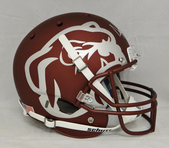 Dak Prescott Autographed F/S Mississippi State Bulldogs Maroon Helmet-JSA W Auth