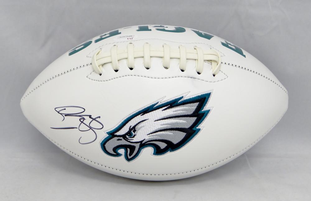 Donovan McNabb Signed Philadelphia Eagles Logo Football JSA