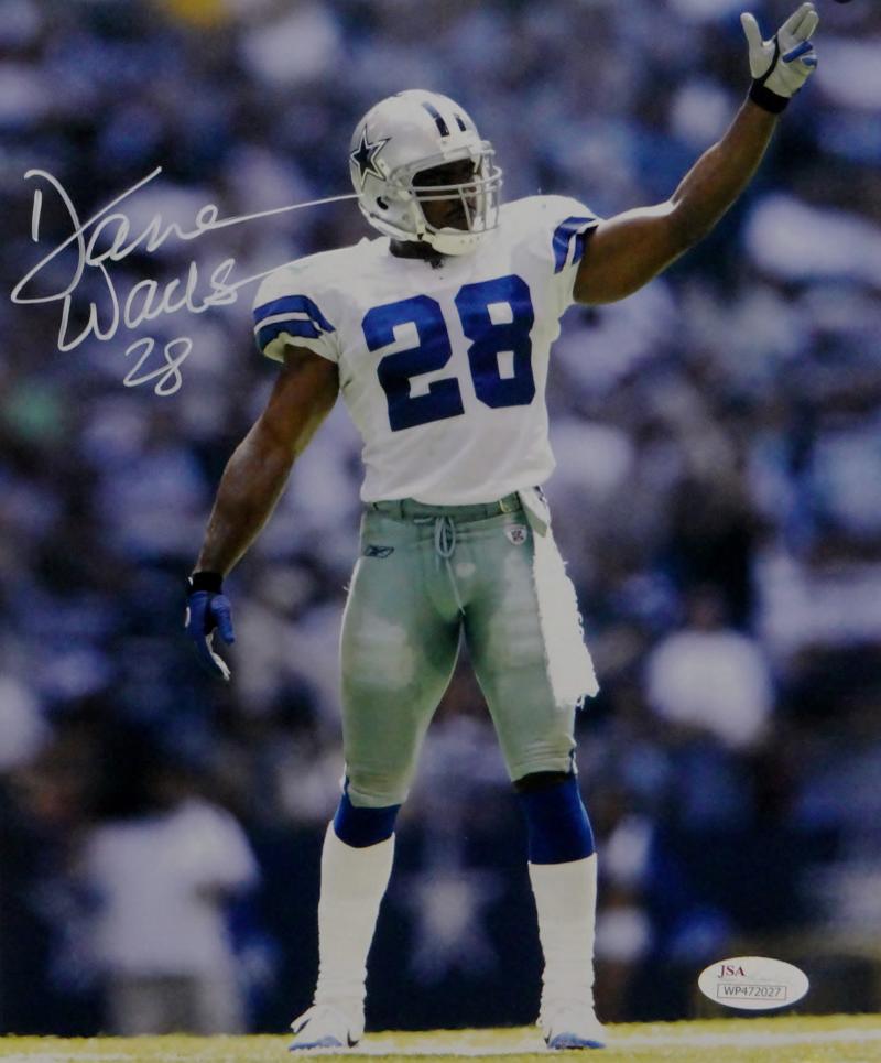 Darren Woodson Autographed *White Dallas Cowboys 8x10 Pointing Photo- – The  Jersey Source