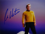 William Shatner Signed Star Trek 8x10 Photo Standing on Rock - JSA W Auth